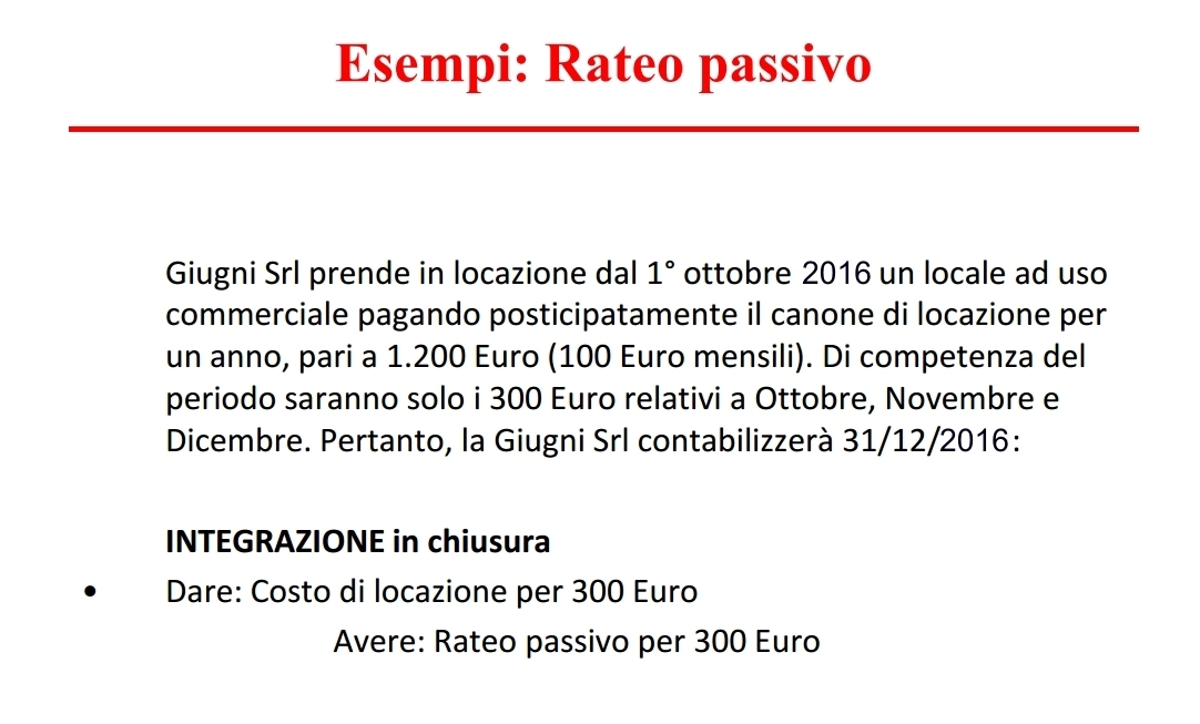 Ratei/risconti Ratei/risconti